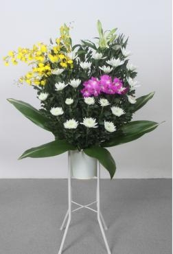 台東区東上野の徳運会館に葬儀の花かごをお持ちしました。｜「花恭」　（東京都台東区の花キューピット加盟店 花屋）のブログ