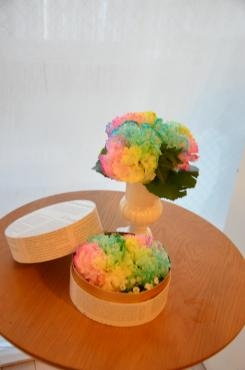 台東区浅草の方に母の日のプレゼントでレインボーカーネーションのご注文をいただきました。｜「花恭」　（東京都台東区の花キューピット加盟店 花屋）のブログ